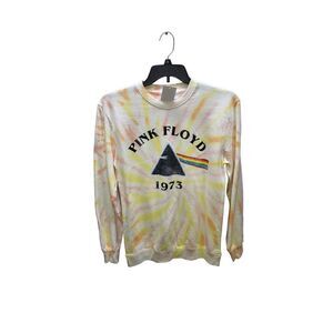 NWT Tie Dye Pink Floyd Crewneck Size Large** COMFY!! BRIGHT!!